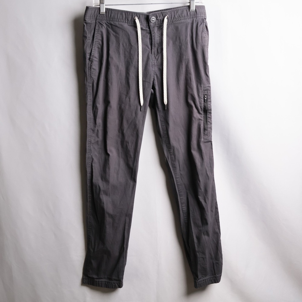 Vuori Ripstop Climber Pants Mens Medium Charcoal Grey Stretch Trousers Outdoor